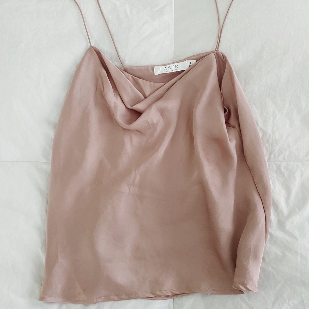 ASTR the Label Satin top